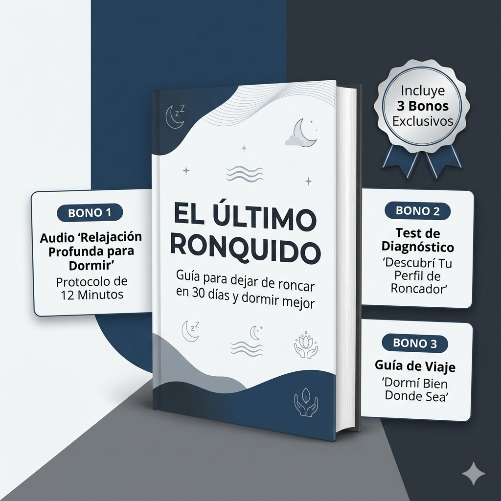 El Último Ronquido: Guía Definitiva para Dejar de Roncar en 30 dias y dormir mejor + 3 bonos exclusivos.